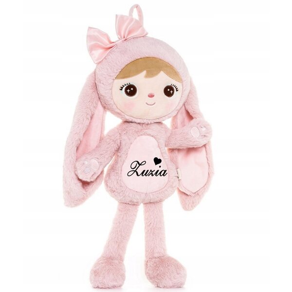 Metoo Krolisia rosa 50 cm mit personalisiertem Namen und Geburtsdaten