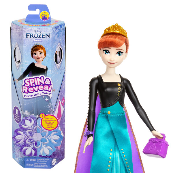 Disney Frozen Anna Modepuppe 32 cm – Spielzeug für Mädchen ab 3 Jahren