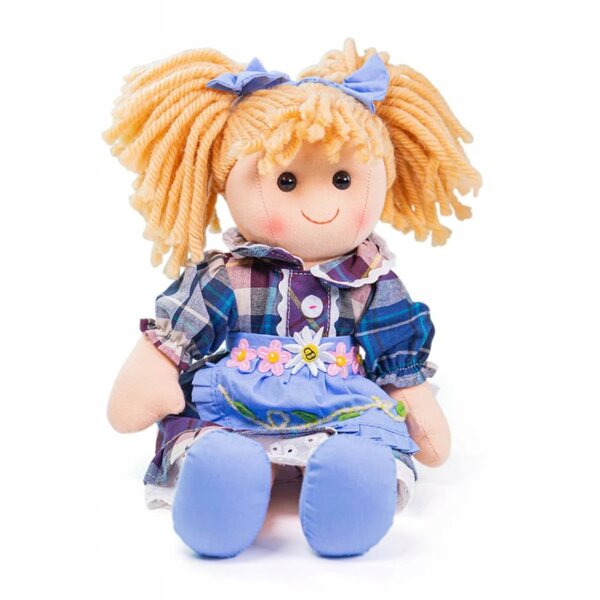 Bambola di pezza Karolina – Morbida bambola da coccolare per bambini 0+