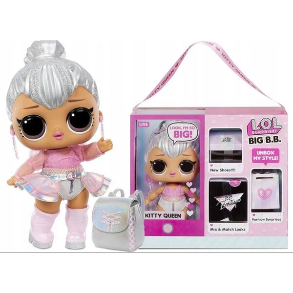L.O.L. Surprise Big B.B. Kitty Queen Puppe 29 cm mit Modeaccessoires