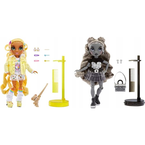 Rainbow High Sunny e Luna 2 Pack Lotte Moda con Accessori e Abiti