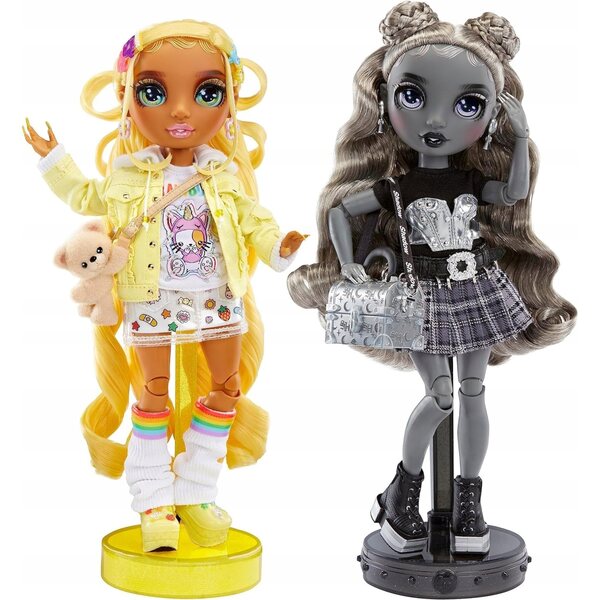 Rainbow High Sunny e Luna 2 Pack Lotte Moda con Accessori e Abiti