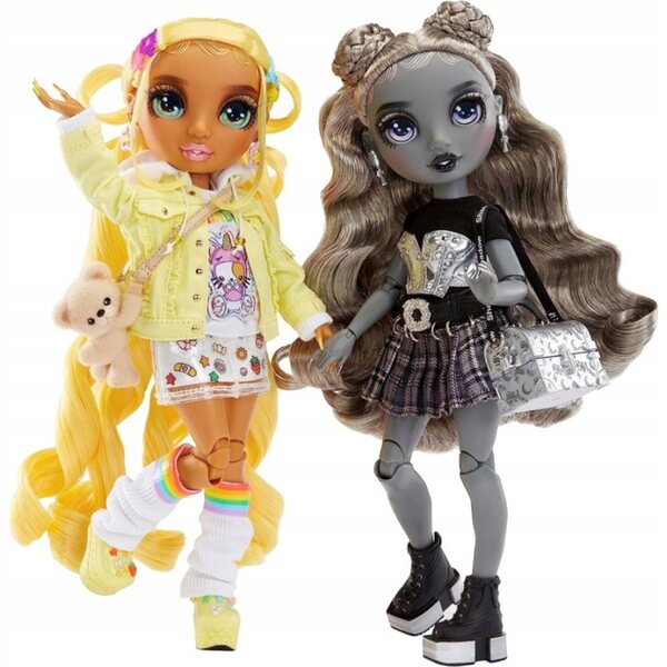 Rainbow High Sunny e Luna 2 Pack Lotte Moda con Accessori e Abiti