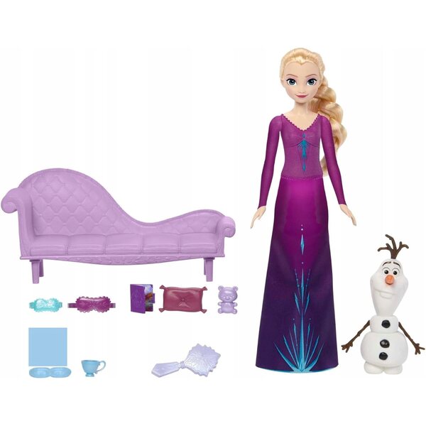 Frozen Disney Snow Dreams – Elsa und Olaf 8-teiliges Set mit Schlafzubehör