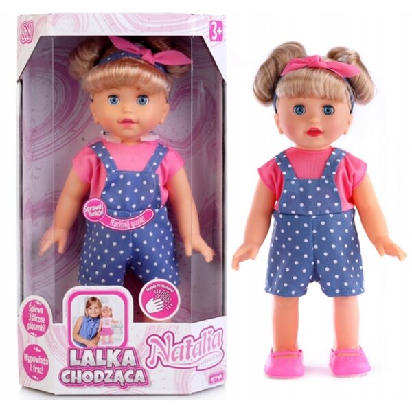 Bambola Natalia Artyk 33 cm - bambola che cammina, parla e canta per bambini