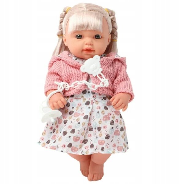Baby Doll da 30 cm con arti mobili, ciuccio e suoni realistici