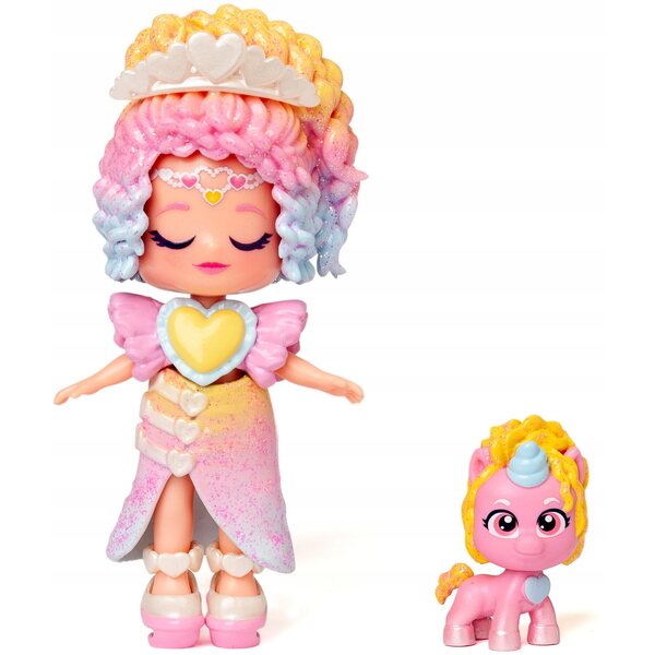 Bambola KookyLoos Glitter Unicorns Rainbow Love in Plastica per Bambini da 3+