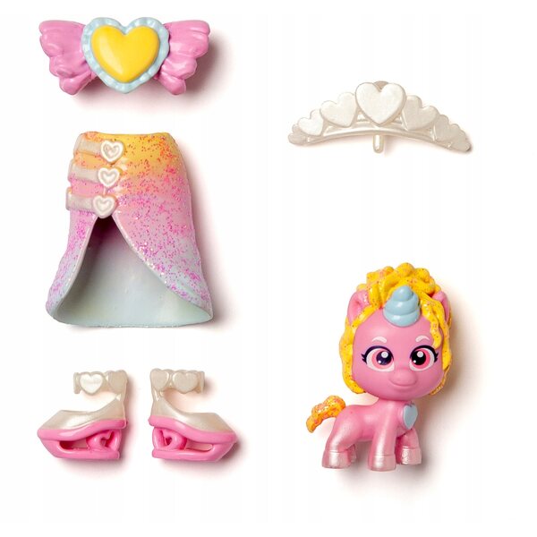 Bambola KookyLoos Glitter Unicorns Rainbow Love in Plastica per Bambini da 3+