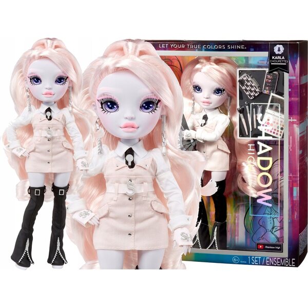 Rainbow High Karla Choupette Shadow High - модна и креативна кукла 6+