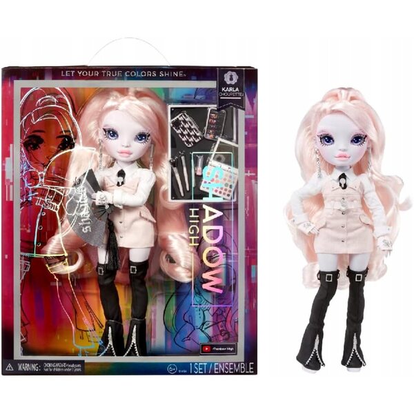 Rainbow High Karla Choupette Shadow High - модна и креативна кукла 6+