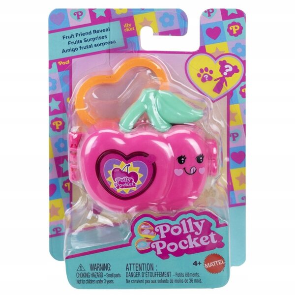 Polly Pocket Cherry Fruit Surprise Set - Комплект мини кукла и кутия