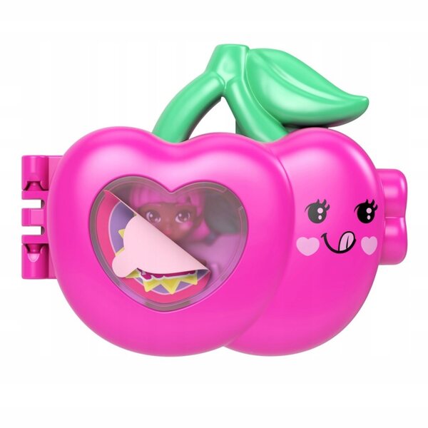 Polly Pocket Cherry Fruit Surprise Set - Комплект мини кукла и кутия