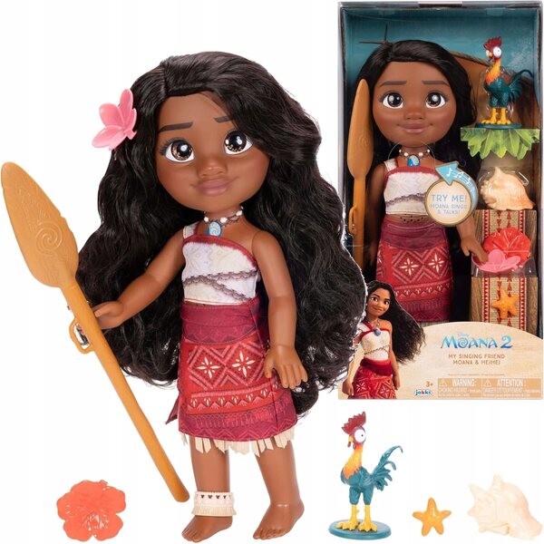 Διαδραστική τραγουδίστρια κούκλα Moana 35cm με εφέ ήχου και φωτός