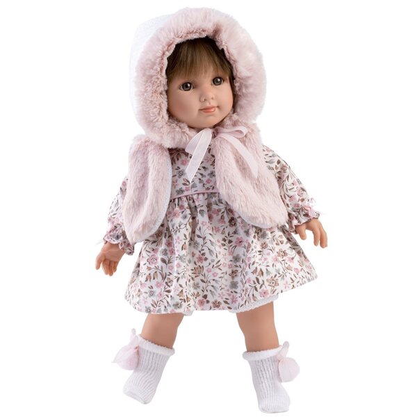 Bambola spagnola Llorens Sara 35 cm con vestiti in cotone biologico
