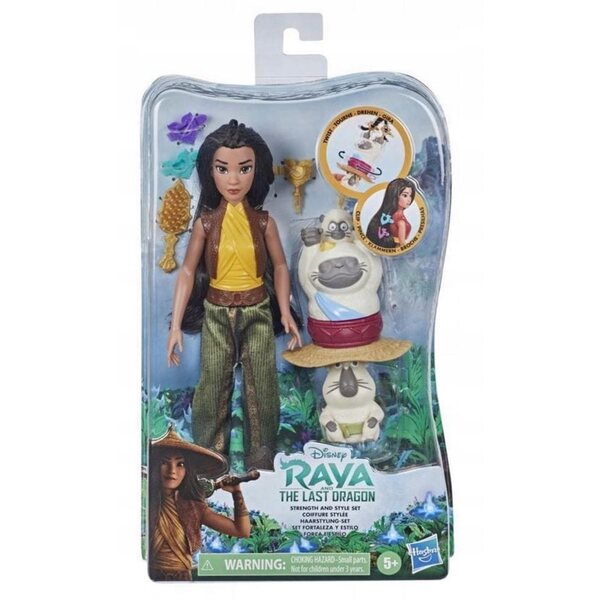 Bambola Raya con set per acconciature - Hasbro The Last Dragon 28 cm