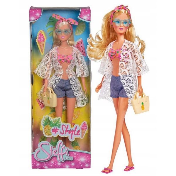 Steffi Love Bambola in Stile Hawaiano con Accessori, Altezza 29 cm per Bambini 3+
