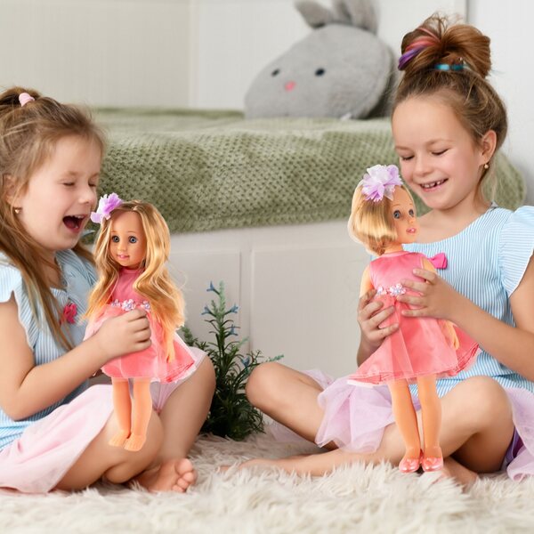 Bambola ballerina per pettinare e acconciare i capelli, 30 cm, con pettine