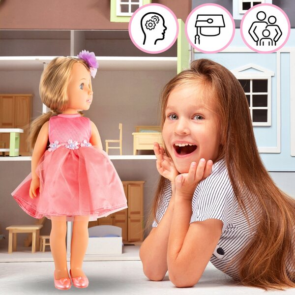 Bambola ballerina per pettinare e acconciare i capelli, 30 cm, con pettine