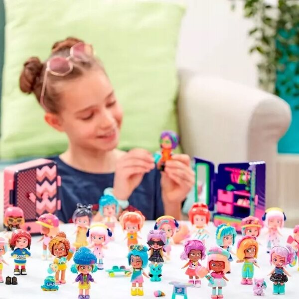 KookyLoos Bambola a Sorpresa in Tubo Collezionabile per Bambini 7+