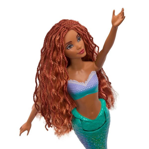 Bambola Ariel La Sirenetta Disney con coda sirena e accessorio Tigre Rajah