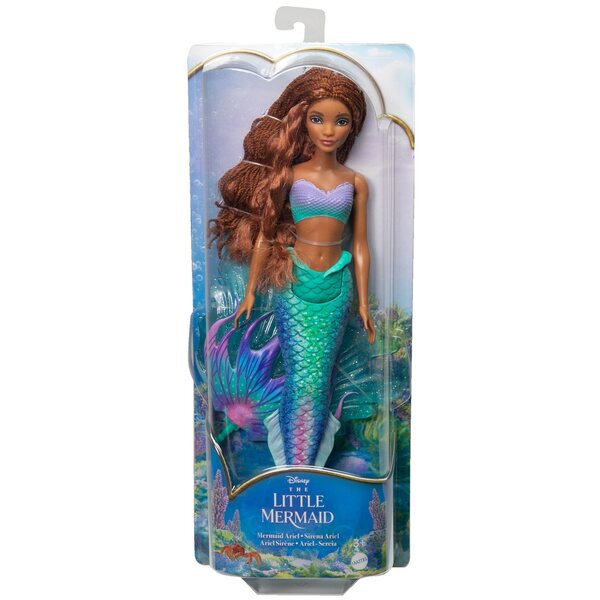 Bambola Ariel La Sirenetta Disney con coda sirena e accessorio Tigre Rajah