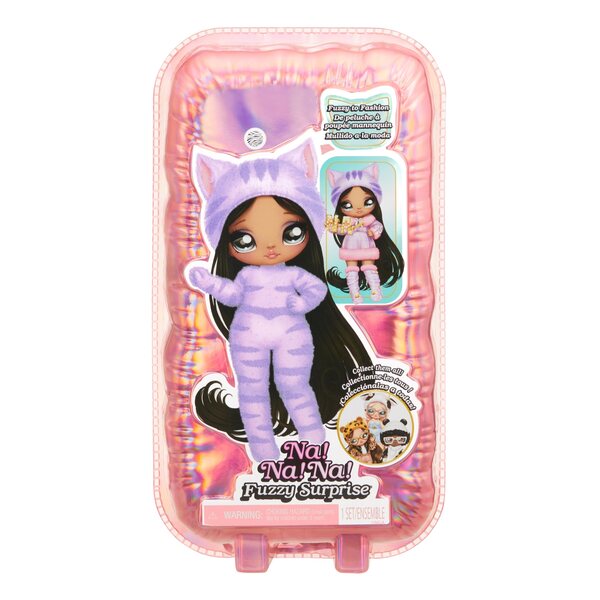 Eine Minipuppe! AN! AN! Überraschen Sie MGA Fluffy Zebra Girl mit einem modischen Animal-Outfit