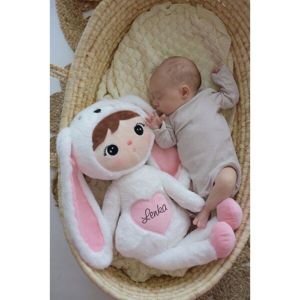 Bambola Metoo Coniglio XL 70 cm, peluche personalizzato per bambini
