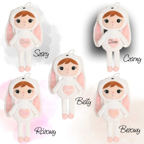 Bambola Metoo Coniglio XL 70 cm, peluche personalizzato per bambini
