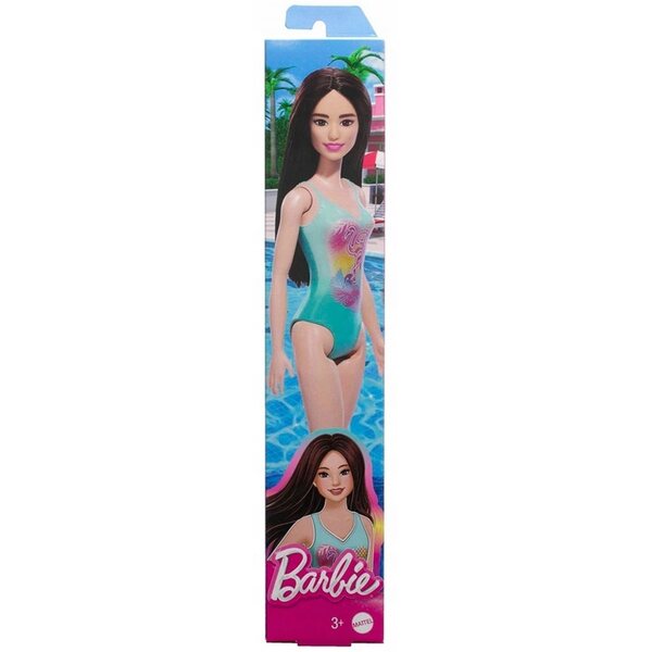 Bambola Barbie turchese in costume da bagno, 30 cm, originale Mattel