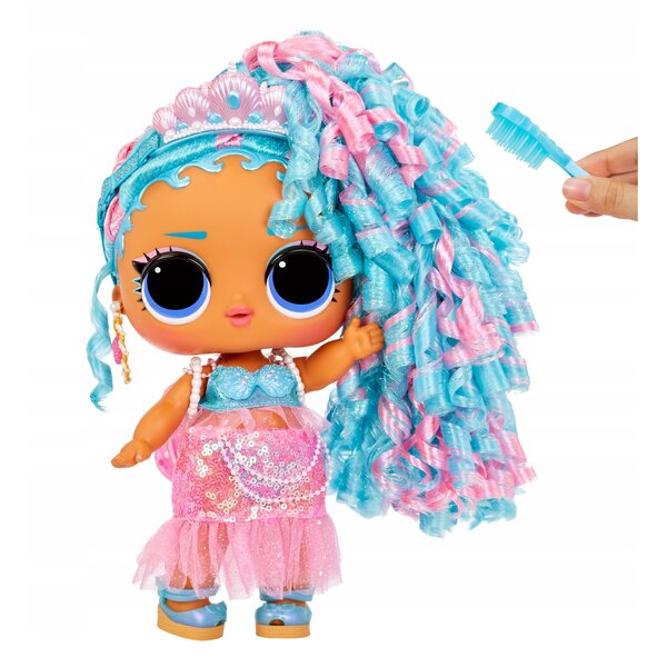L.O.L. Überraschen Sie Big Baby Hair Splash Queen mit farbenfrohen Babyaccessoires