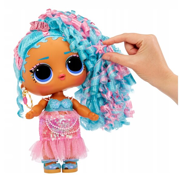 L.O.L. Überraschen Sie Big Baby Hair Splash Queen mit farbenfrohen Babyaccessoires