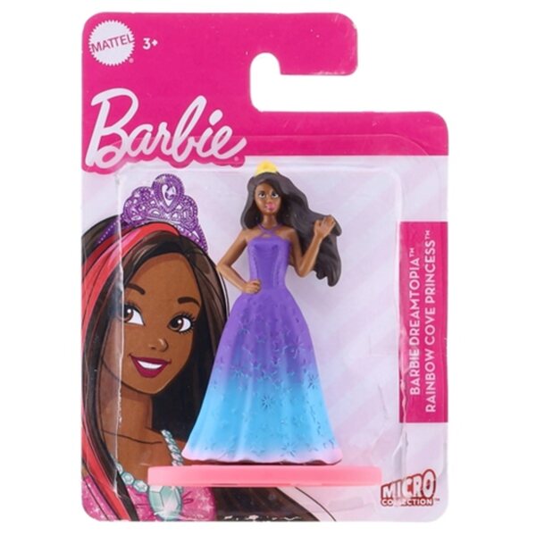 Barbie Dreamtopia Rainbow Cove Minipuppe mit Mattel Base 7 cm