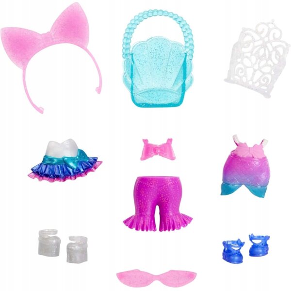 LOL Surprise Fashion Pack Zeemeerminprinses - 10-in-1 poppenkledingset