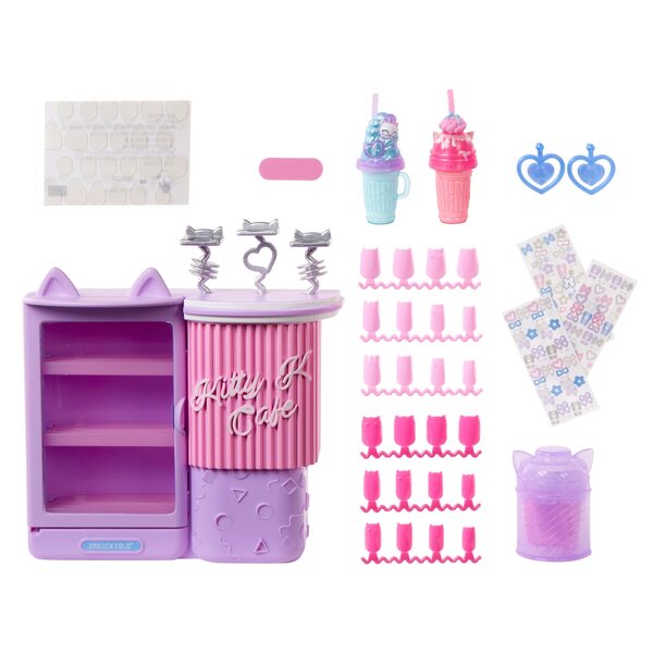 L.O.L. Surprise O.M.G. Studio Paznokci con Bambola Kawiarnia Kitty per Bambini 3+