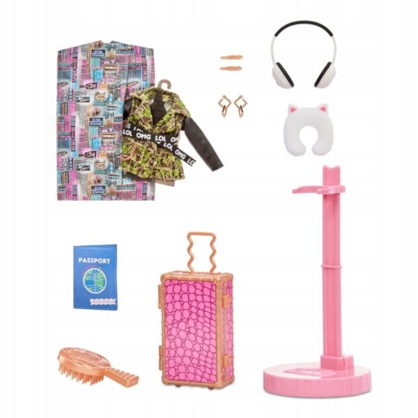 L.O.L. Surprise OMG City Babe – Reisepuppe mit Modeaccessoires und Koffer