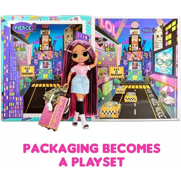L.O.L. Surprise OMG City Babe – Reisepuppe mit Modeaccessoires und Koffer