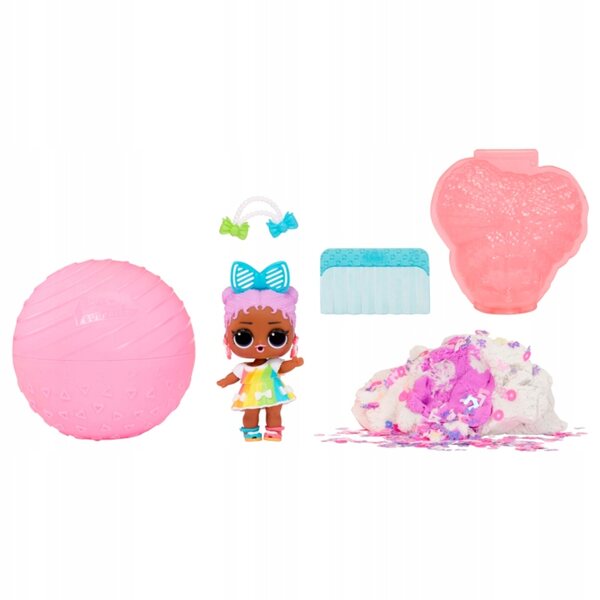 LOL Surprise Squish Sand Magic Hair - Minipop 10 cm met accessoires en Kinotic Sand
