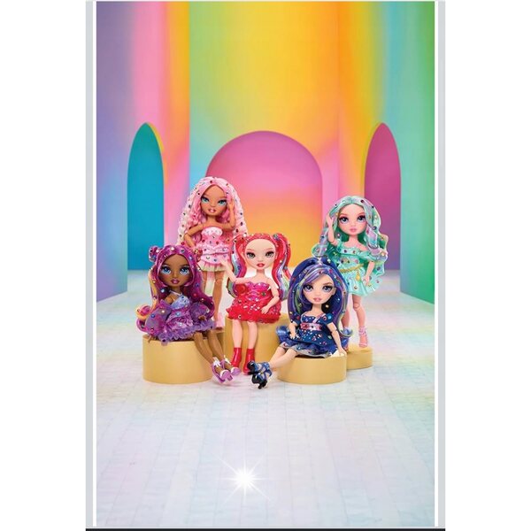 Rainbow High Be Dazzling Doll Vivienne Rouge с машина за декориране - Творческа игра 4+