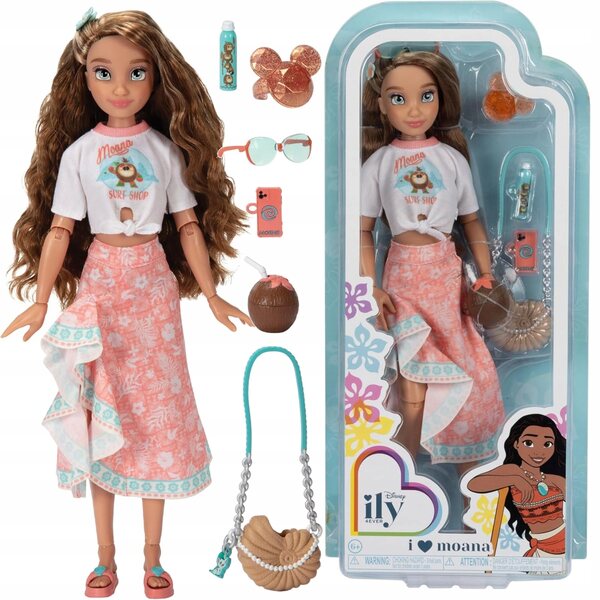 Disney ILY 4Ever Moana 28 cm große Puppe mit 13 Artikulationspunkten und Zubehör