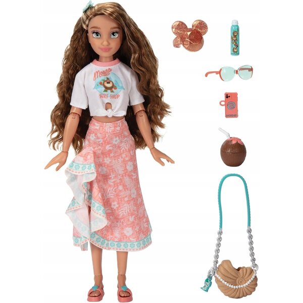 Disney ILY 4Ever Moana 28 cm große Puppe mit 13 Artikulationspunkten und Zubehör