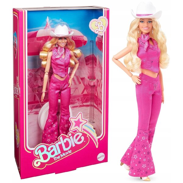 Barbie The Movie Movie Doll Cowgirl Margot Robbie für Kinder ab 6 Jahren