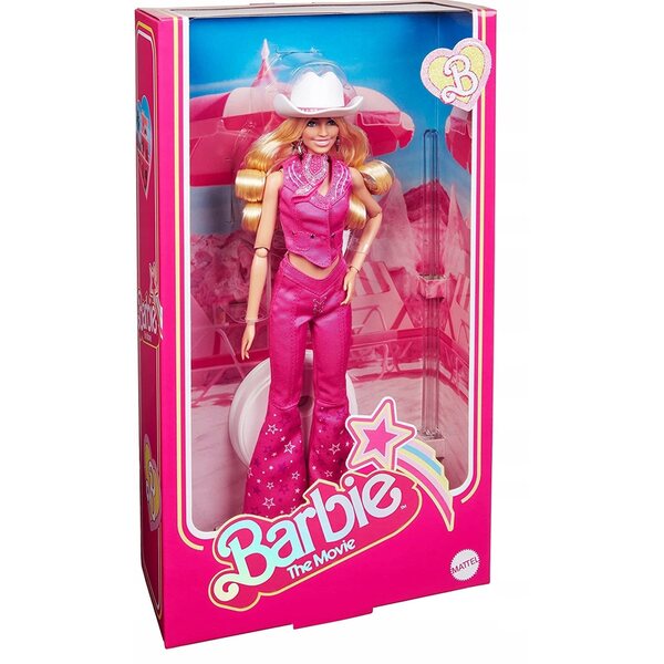 Barbie The Movie Movie Doll Cowgirl Margot Robbie für Kinder ab 6 Jahren