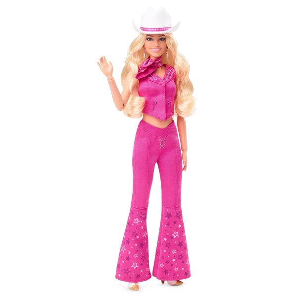 Barbie The Movie Movie Doll Cowgirl Margot Robbie für Kinder ab 6 Jahren