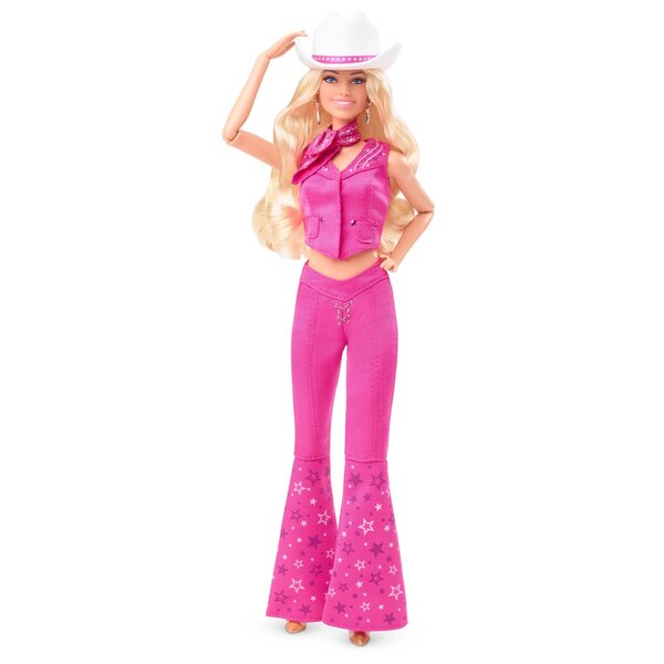 Barbie The Movie Movie Doll Cowgirl Margot Robbie für Kinder ab 6 Jahren
