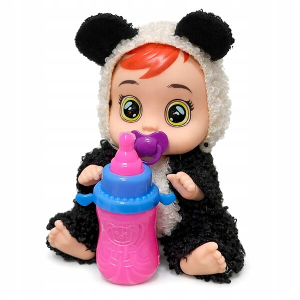 Bobas Minipuppe 13 cm mit Kleid, Flasche und Schnuller für Kinder ab 3 Jahren