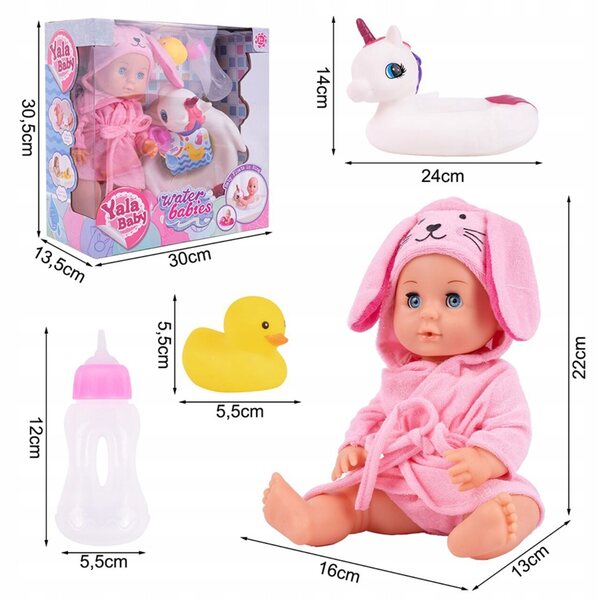 MalPlay Badezimmerzubehör mit Accessoires und Kleidung, sicher und farbenfroh, 30,5 cm