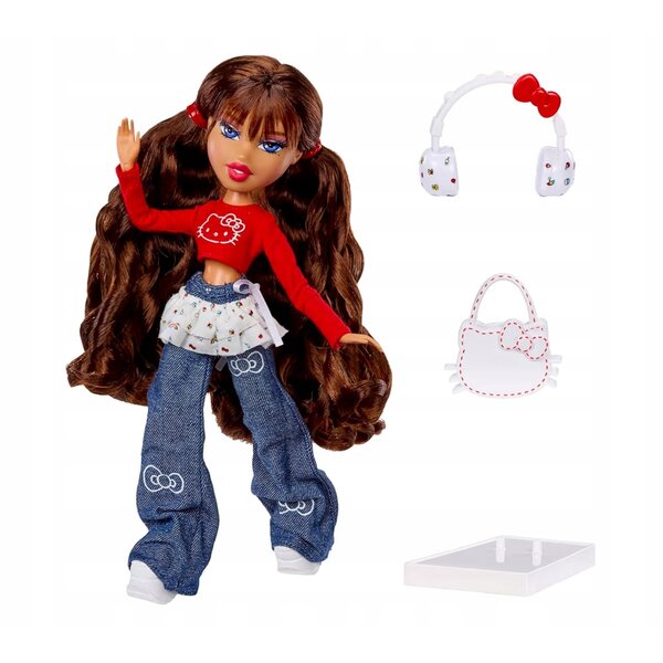 Bratz x Hello Kitty Yasmin Sanrio Modepuppe mit Zubehör