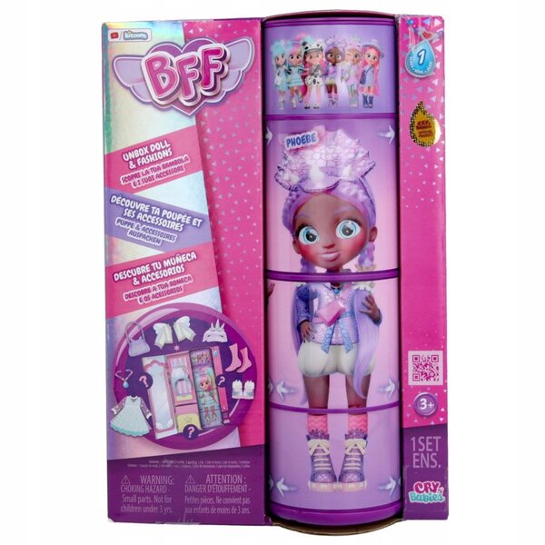 Bambola Cry Babies BFF Phoebe con accessori: un regalo perfetto per bambini dai 3 anni