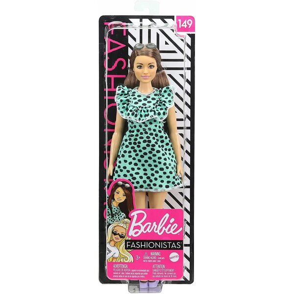 Barbie Fashionistas GHW63 32,5 cm mit einzigartigem Stil und trendigen Accessoires