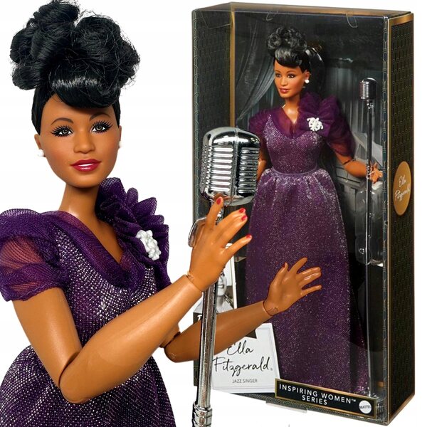 Barbie Ella Fitzgerald Inspiring Women Collection – Jazz-Sängerin-Puppe, 27,5 cm